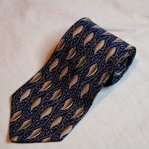 Blue necktie